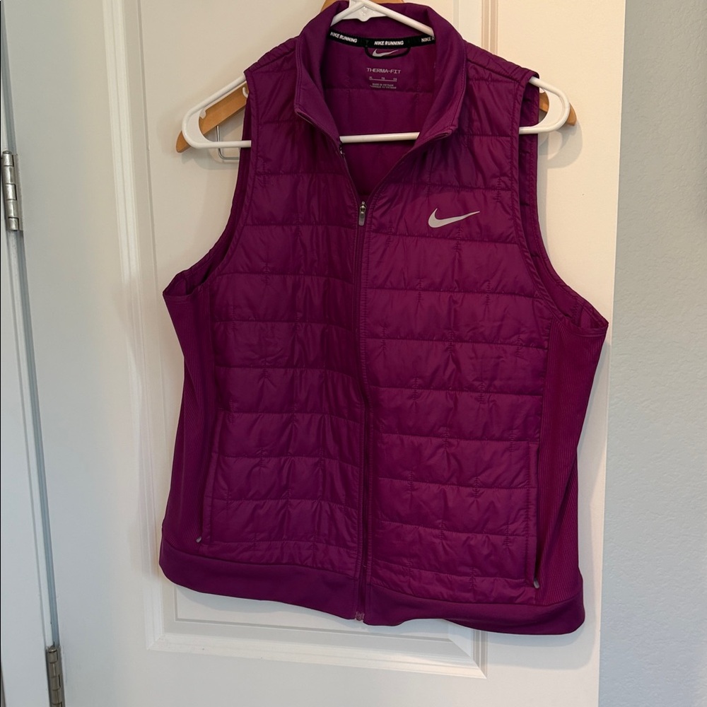 Nike Women's Vibrant Purple Puffer Vest